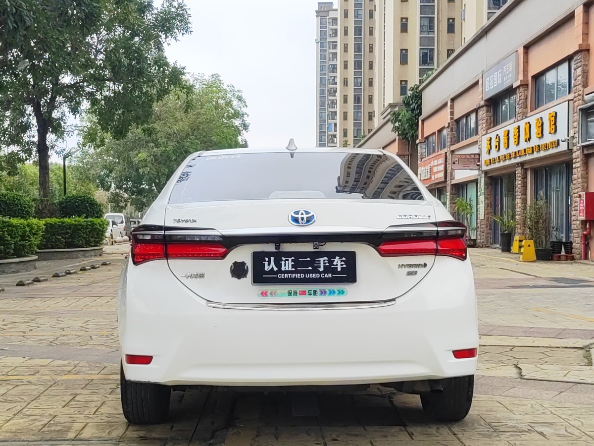 2018年3月豐田 卡羅拉  2018款 雙擎 1.8L E-CVT智尚版