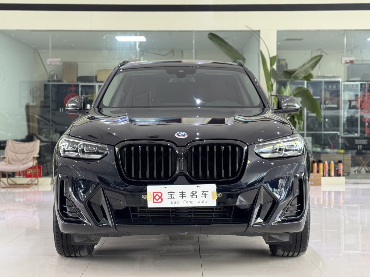 寶馬 寶馬X3  2022款 改款 xDrive30i 領(lǐng)先型 M曜夜套裝圖片