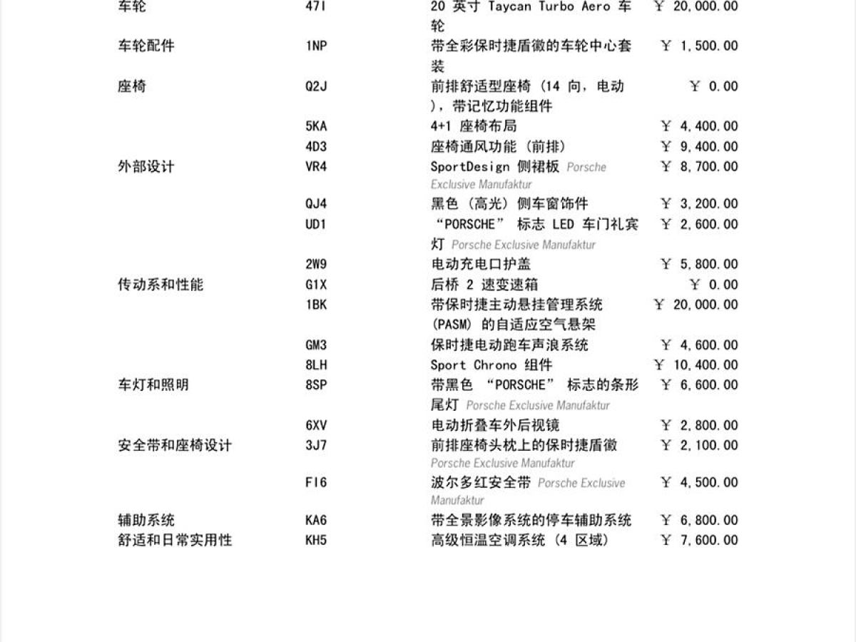 保時捷 Taycan  2022款 改款 Taycan圖片