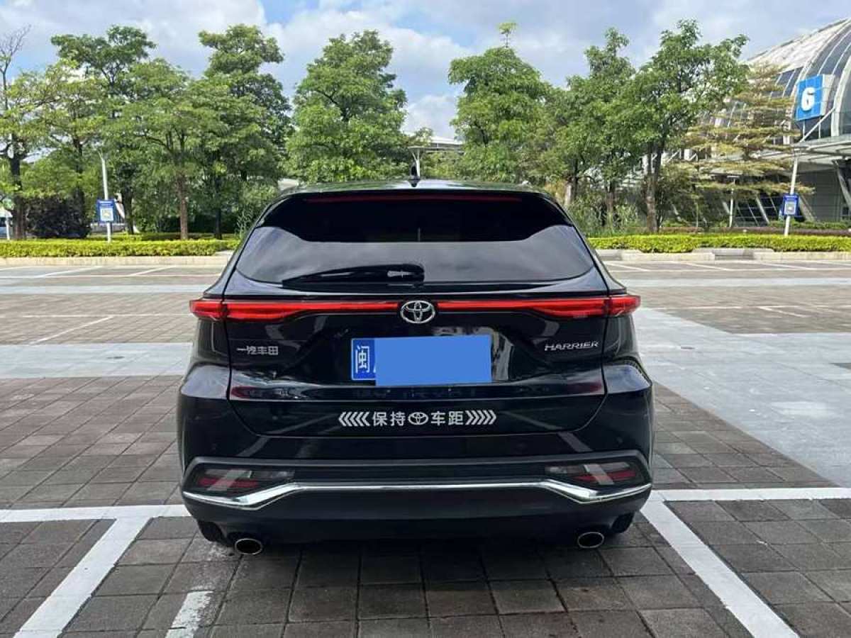 2022年1月豐田 凌放HARRIER  2022款 2.0L CVT兩驅(qū)尊享版