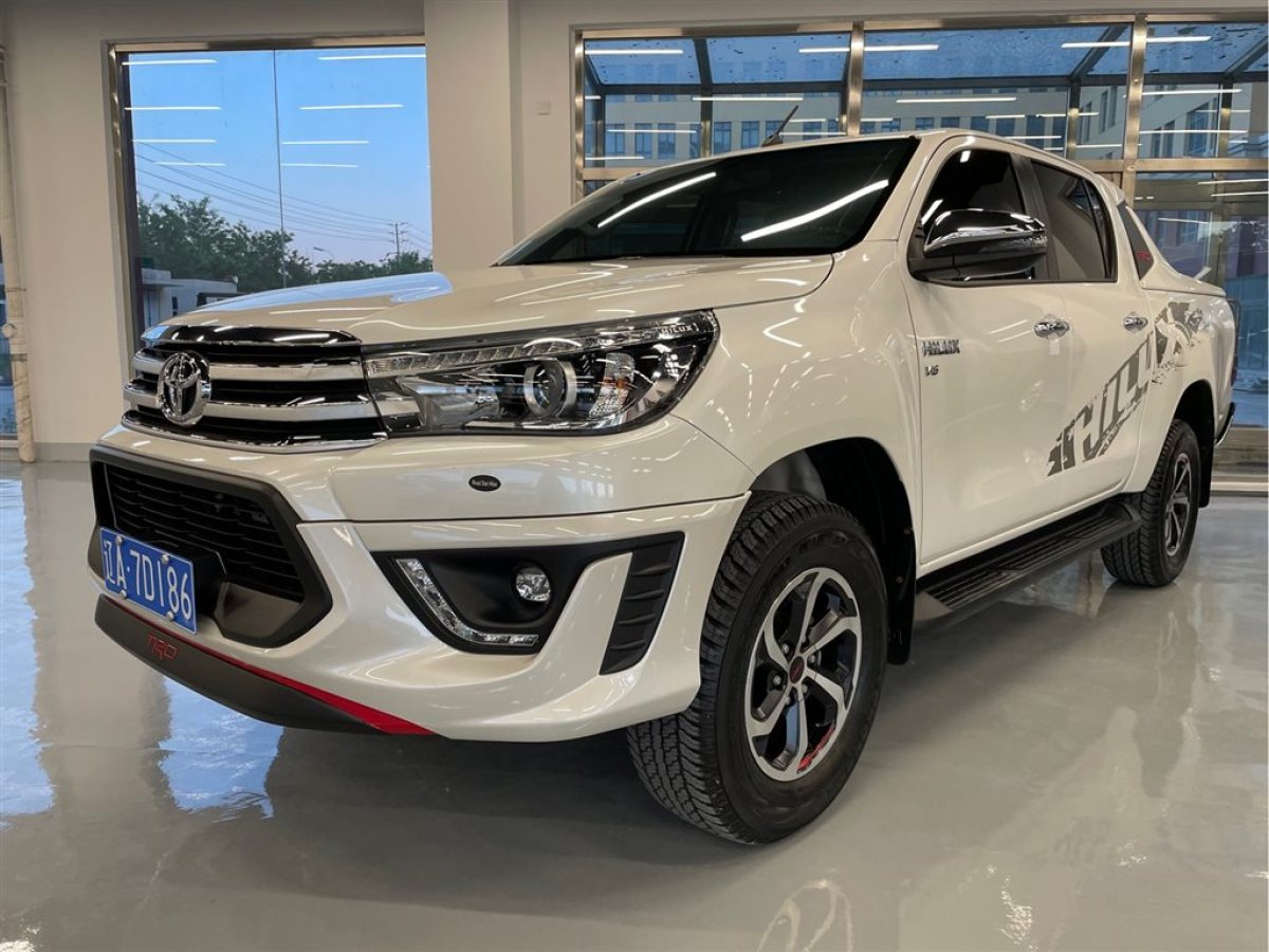 天津2020年11月丰田海拉克斯hilux2020款40l自动白色自动档