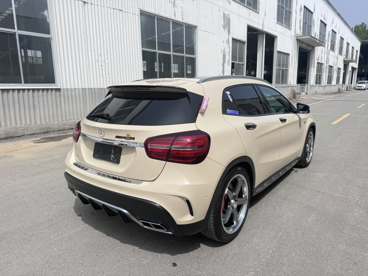 2019年8月奔馳 奔馳GLA AMG  2017款 AMG GLA 45 4MATIC