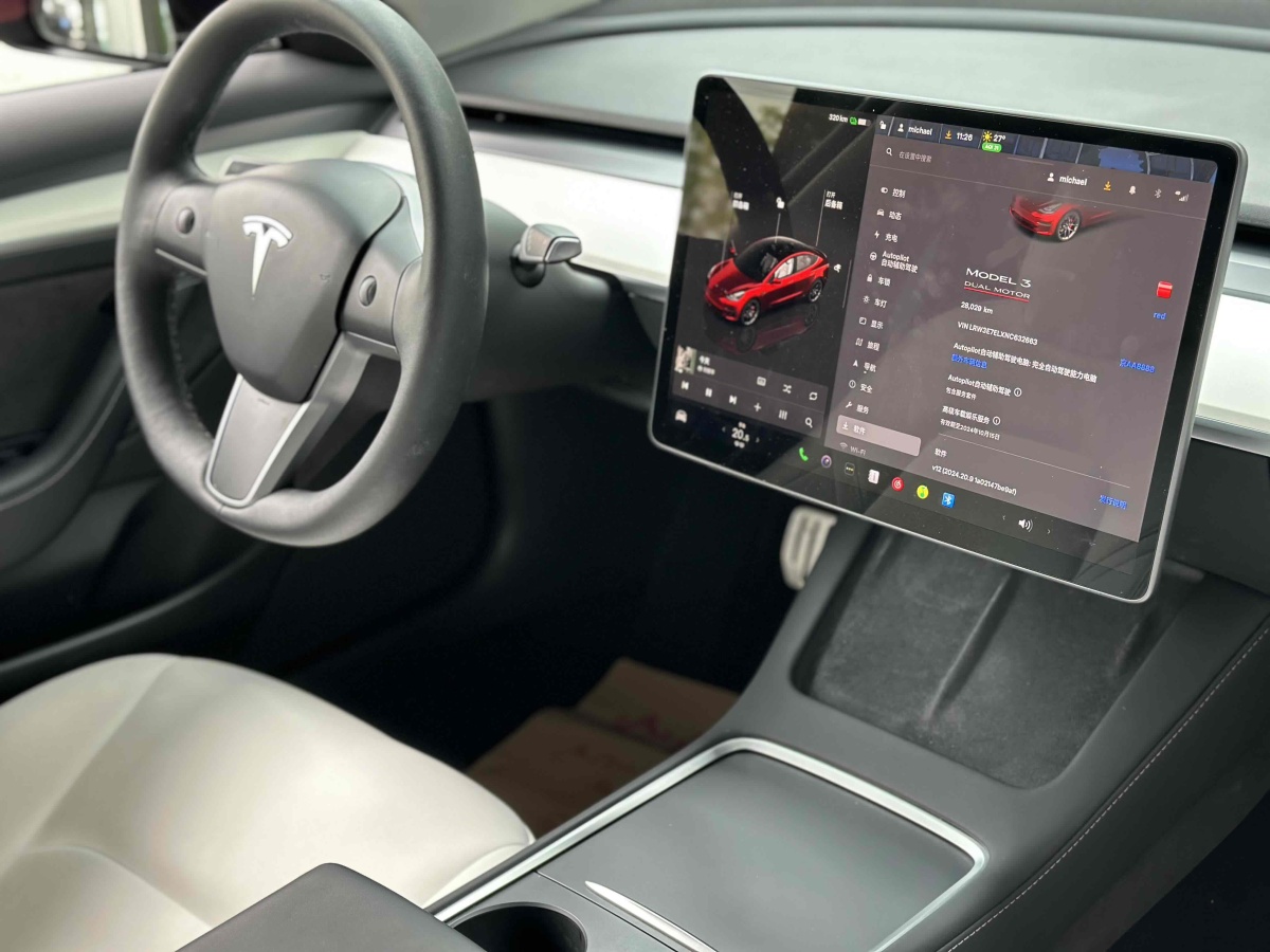 特斯拉 Model 3  2019款 Performance高性能全輪驅(qū)動版圖片