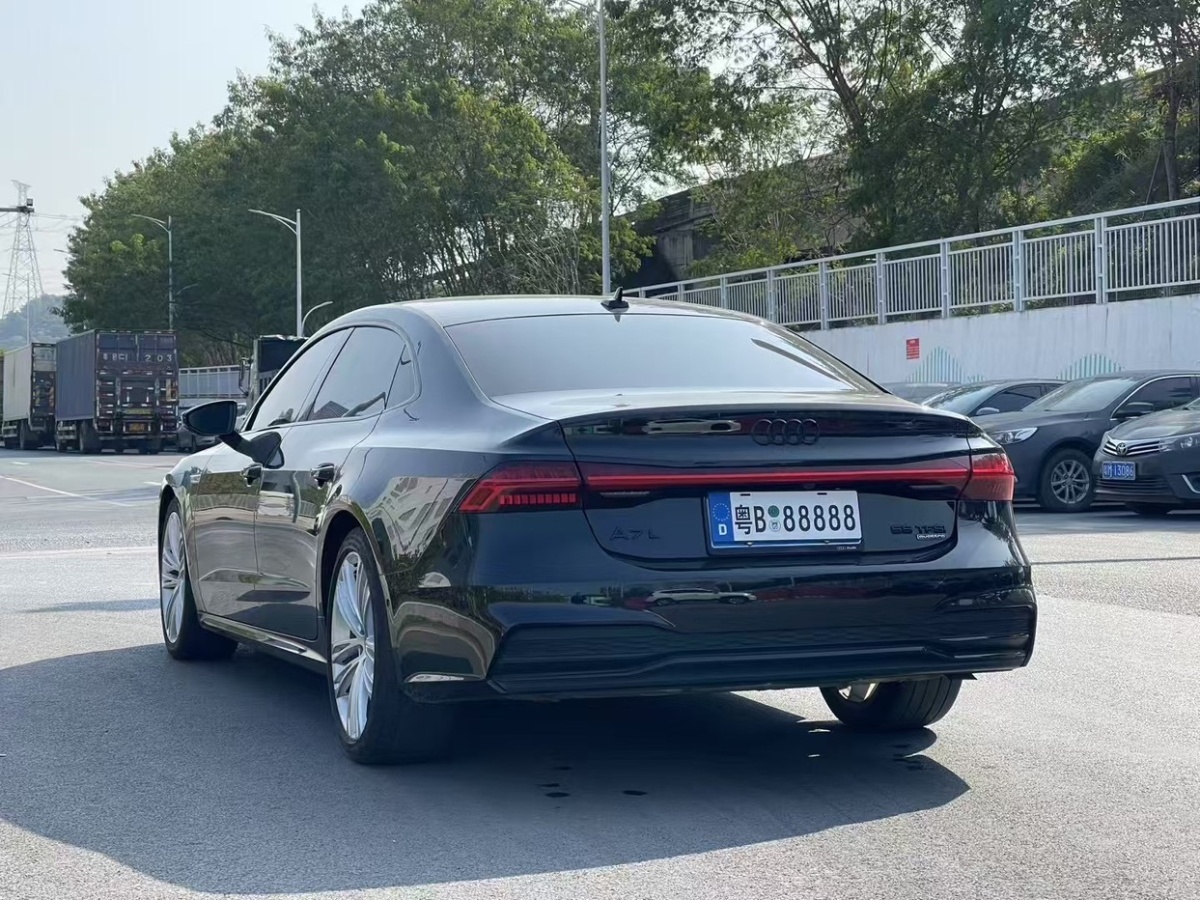 奧迪 奧迪A7L  2022款 55 TFSI quattro S-line 志遠(yuǎn)型流晶套裝圖片