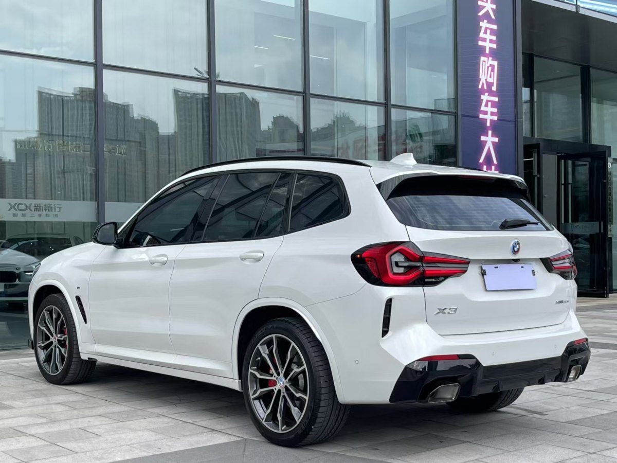 寶馬 寶馬X3  2022款 改款 xDrive30i 領(lǐng)先型 M曜夜套裝圖片