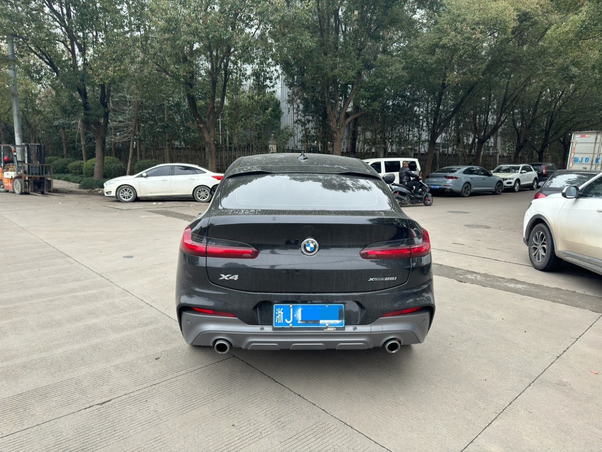 2019年9月宝马 宝马X4  2019款 xDrive25i M运动套装