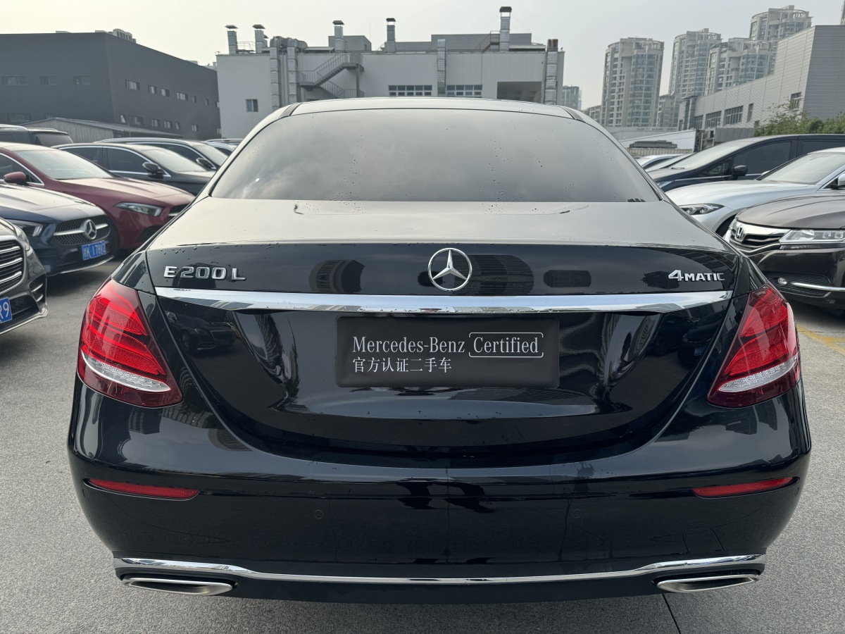 2019年1月奔馳 奔馳E級  2019款 E 200 L 4MATIC