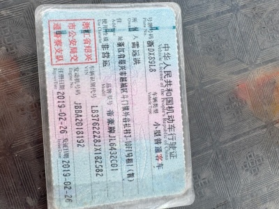 2019年2月 吉利 繽越 260T DCT獵手 國VI圖片