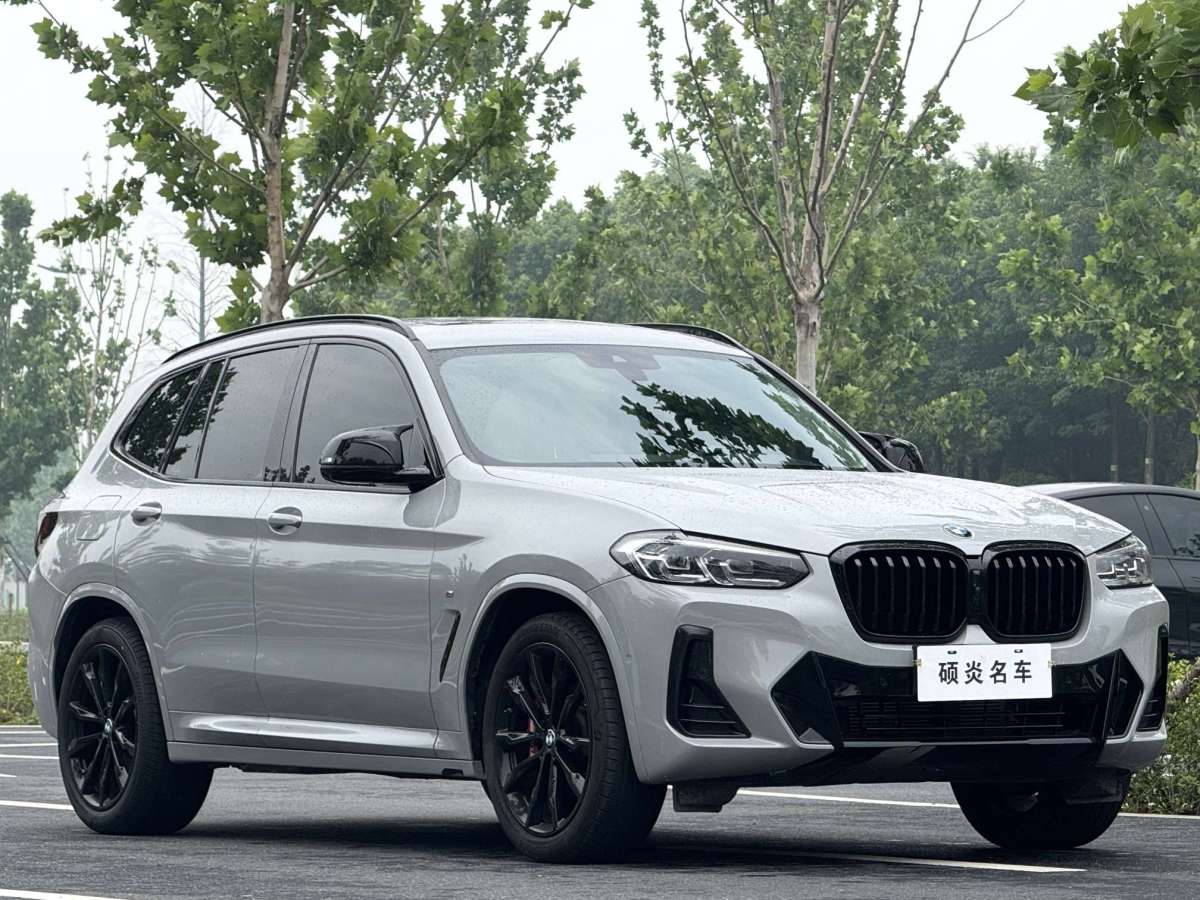 寶馬 寶馬X3  2022款 改款 xDrive30i 領(lǐng)先型 M曜夜套裝圖片
