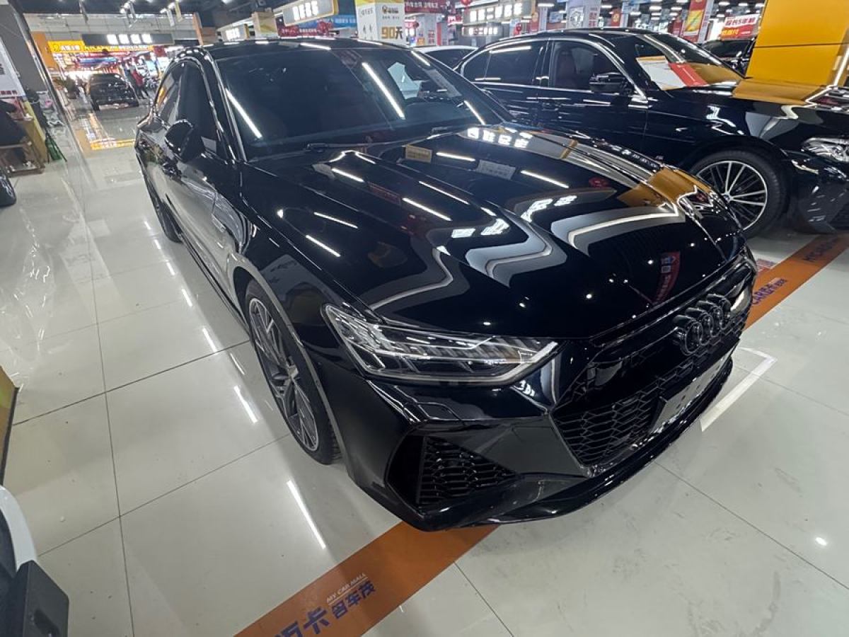 奧迪 奧迪A7L  2024款 45 TFSI quattro S-line 黑武士版圖片