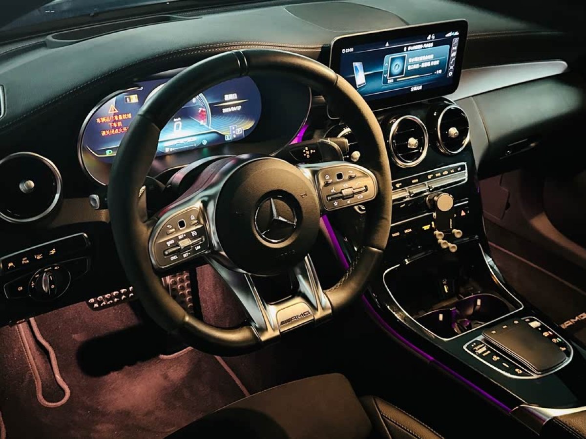 奔馳 奔馳C級(jí)AMG  2019款 AMG C 63 轎跑車圖片