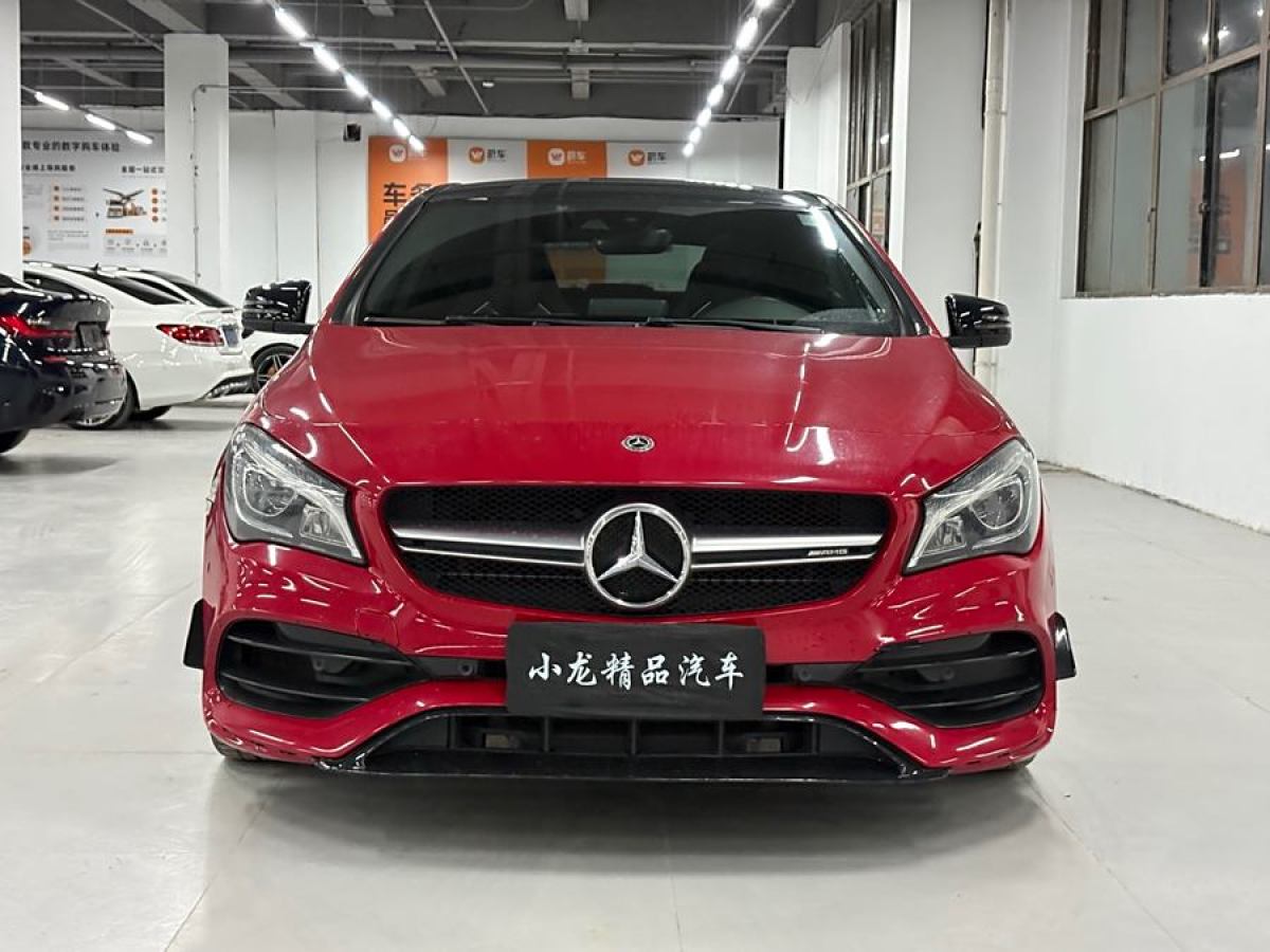 2018年5月奔馳 奔馳CLA級(jí)AMG  2017款 改款 AMG CLA 45 4MATIC