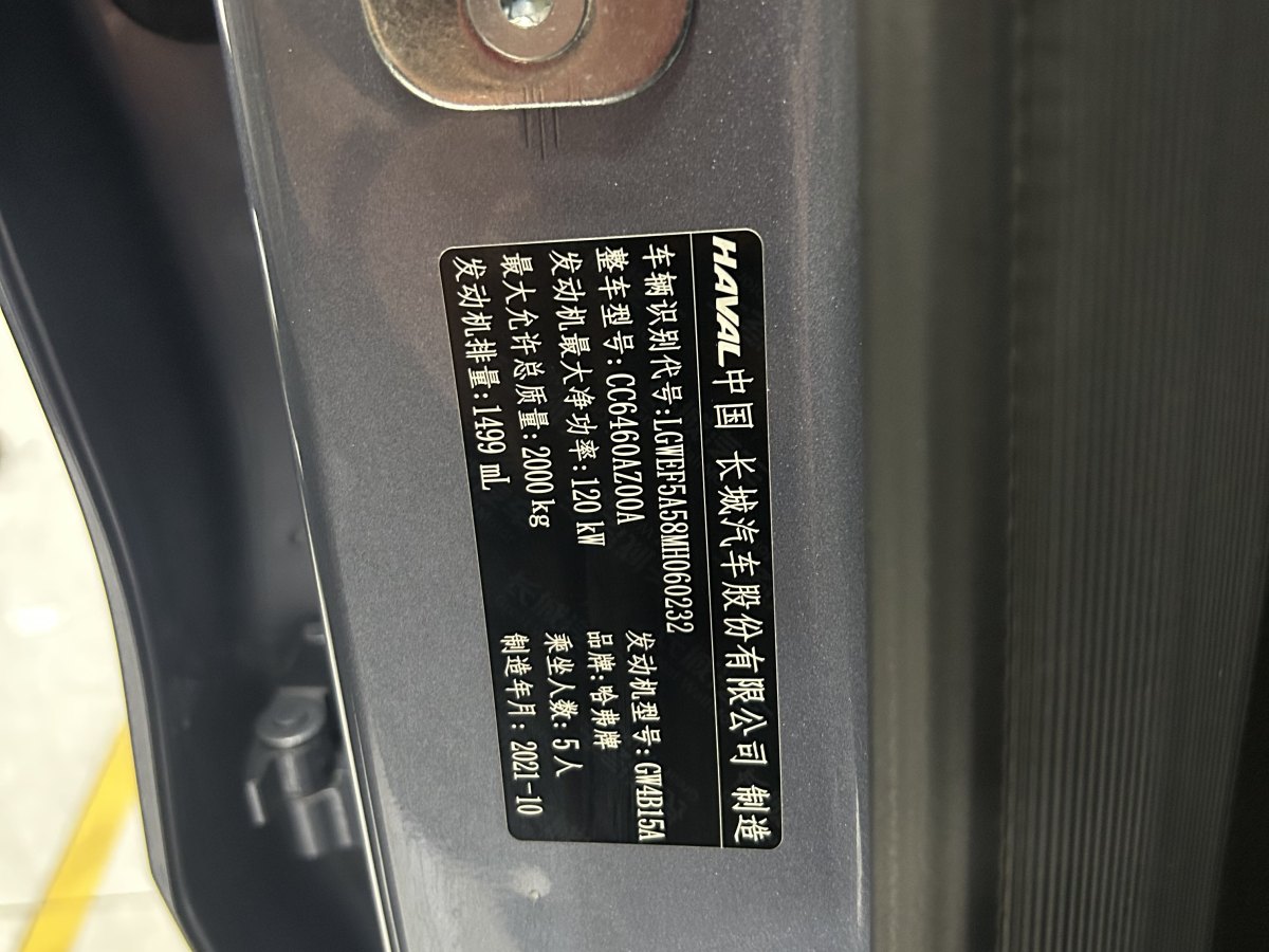 哈弗 哈弗大狗  2021款 1.5T DCT邊牧-旺財(cái)版圖片