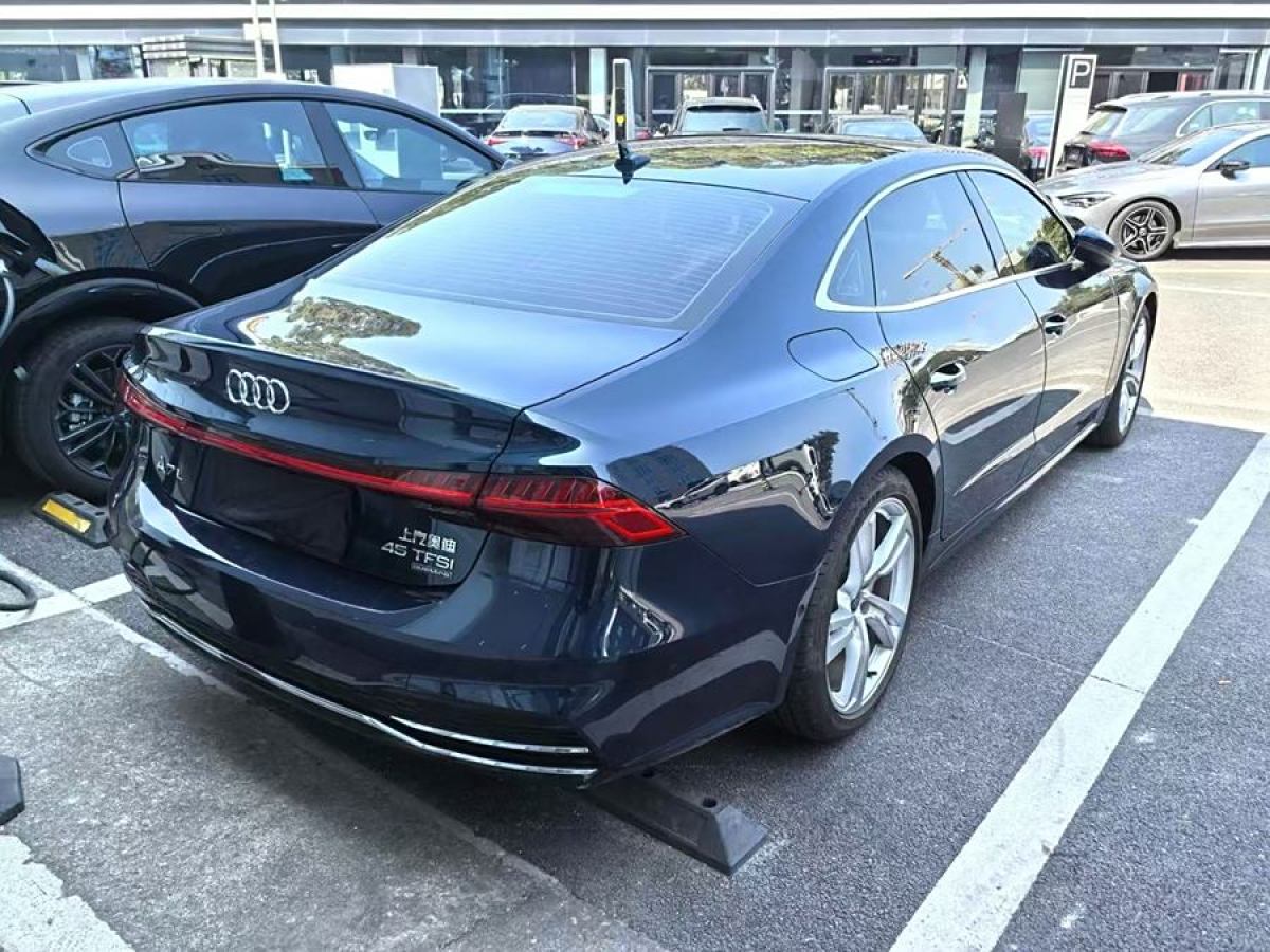 奧迪 奧迪A7L  2023款 45 TFSI quattro S-line 黑武士版圖片