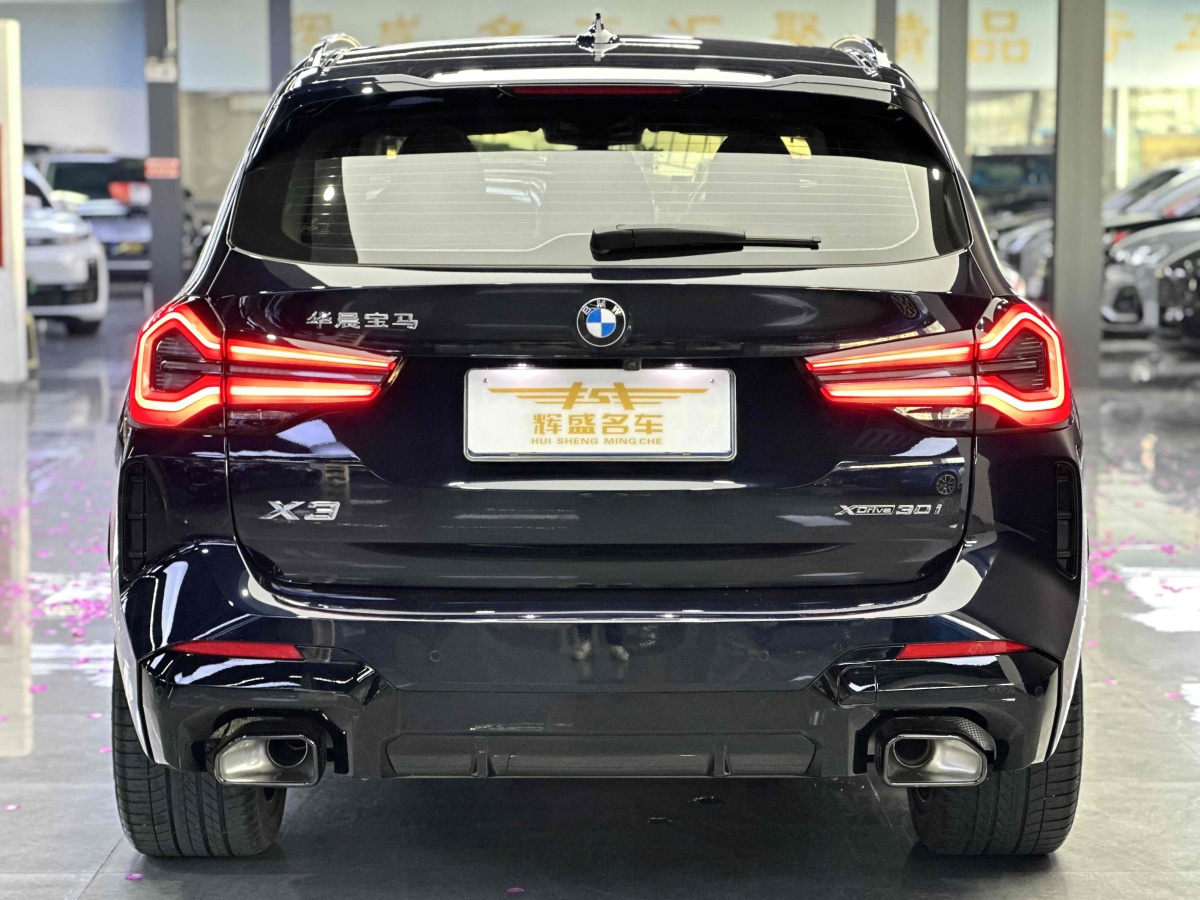 2023年3月寶馬 寶馬X3  2023款 xDrive30i 領(lǐng)先型 M曜夜套裝