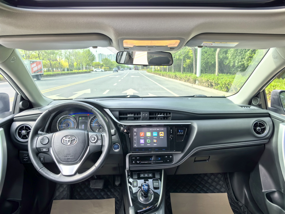 2018年5月丰田 卡罗拉  2017款 改款双擎 1.8L E-CVT精英版