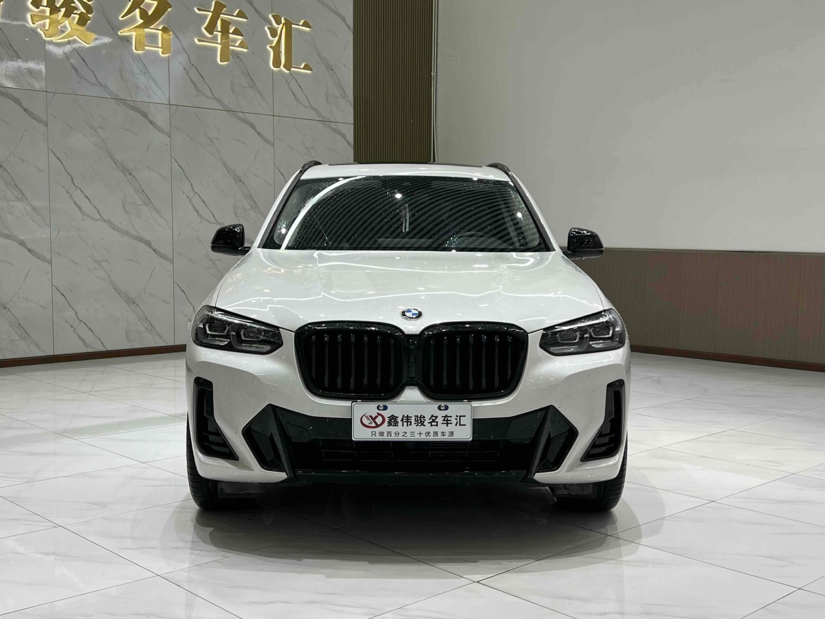 寶馬 寶馬X3  2022款 改款 xDrive30i 領(lǐng)先型 M曜夜套裝圖片