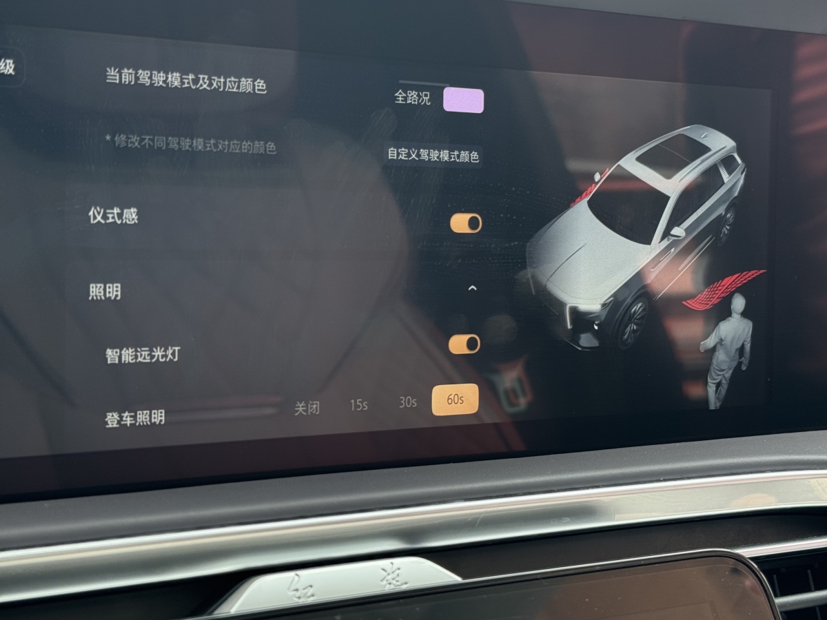 紅旗 紅旗E-HS9  2022款 660km 旗領(lǐng)版 四座圖片