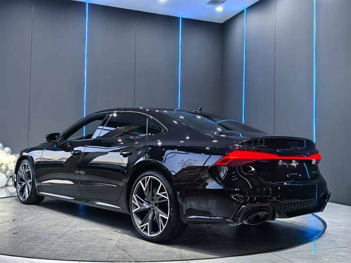 奧迪 奧迪A7L  2023款 45 TFSI quattro S-line 黑武士版圖片