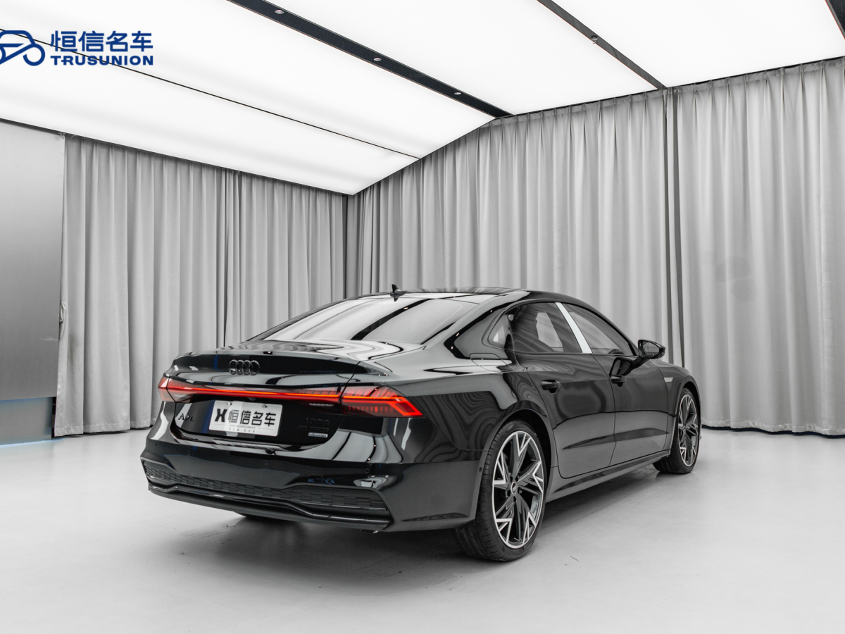 奧迪 奧迪A7L  2024款 45 TFSI quattro S-line 黑武士版圖片