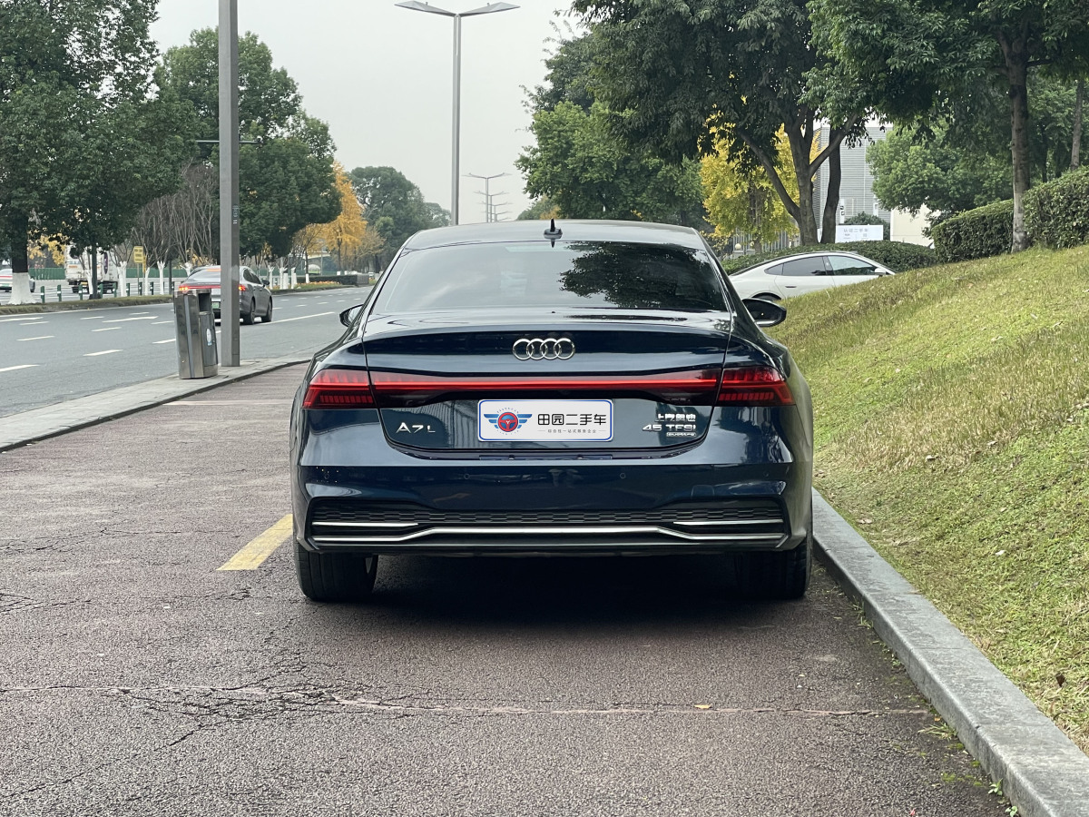 奧迪 奧迪A7L  2024款 45TFSI quattro S-line 見遠(yuǎn)型 流晶套裝圖片