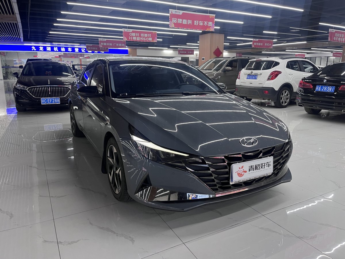 現(xiàn)代 伊蘭特  2022款 1.5L CVT LUX尊貴版圖片