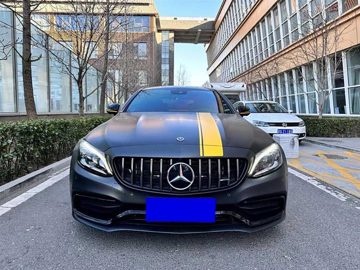 奔馳 奔馳C級AMG  2021款 AMG C 63 轎跑車 暗夜特別版圖片