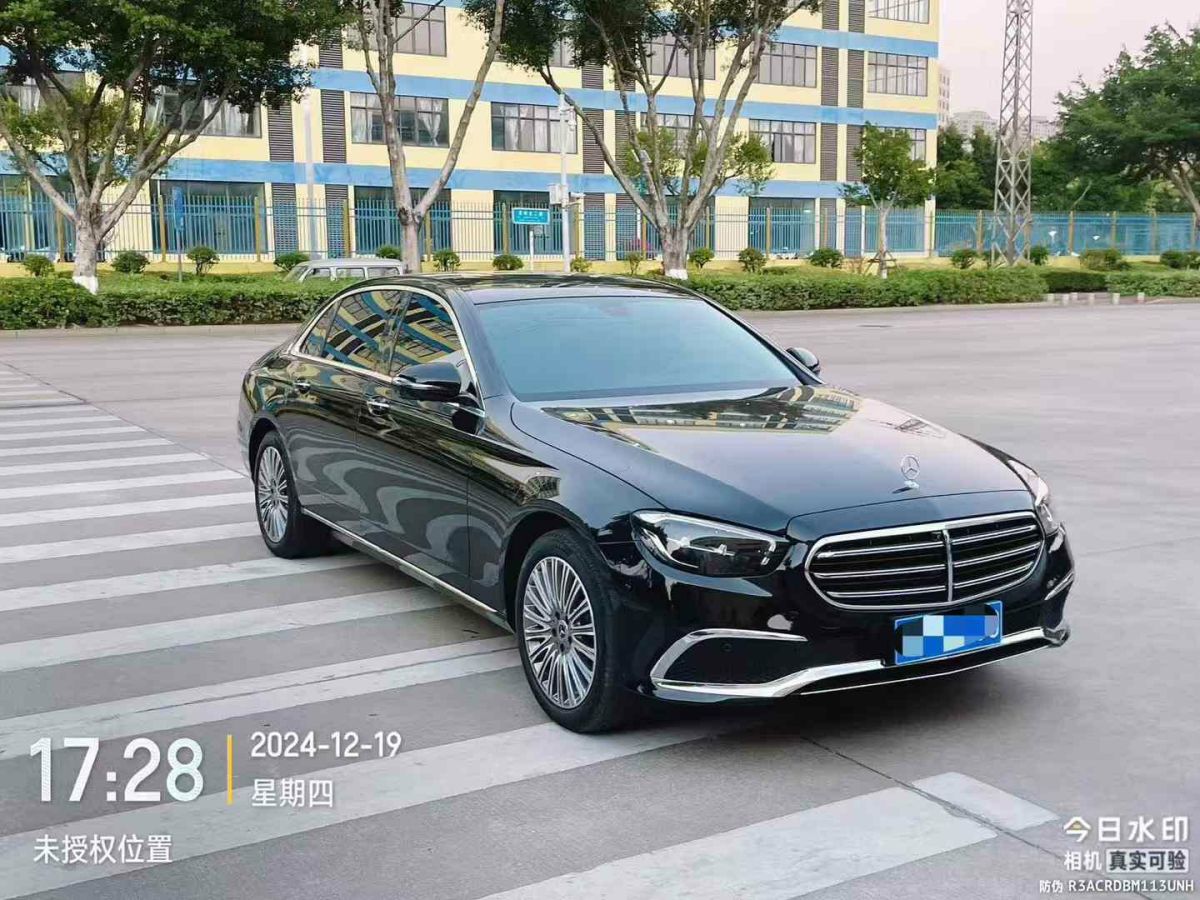 奔馳 奔馳E級  2023款 E 300 L 豪華型圖片