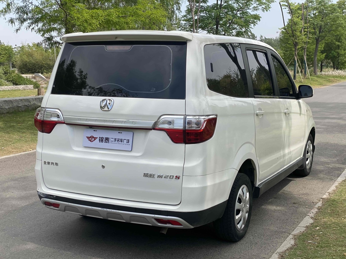 2019年1月北汽威旺 M20  2017款 1.5L M20S 基本型DAM15DL