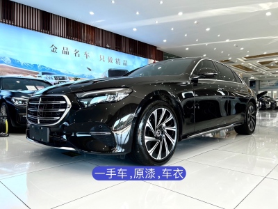 2024年8月 奔驰E级 2024款 改款 E 300 L 豪华型图片