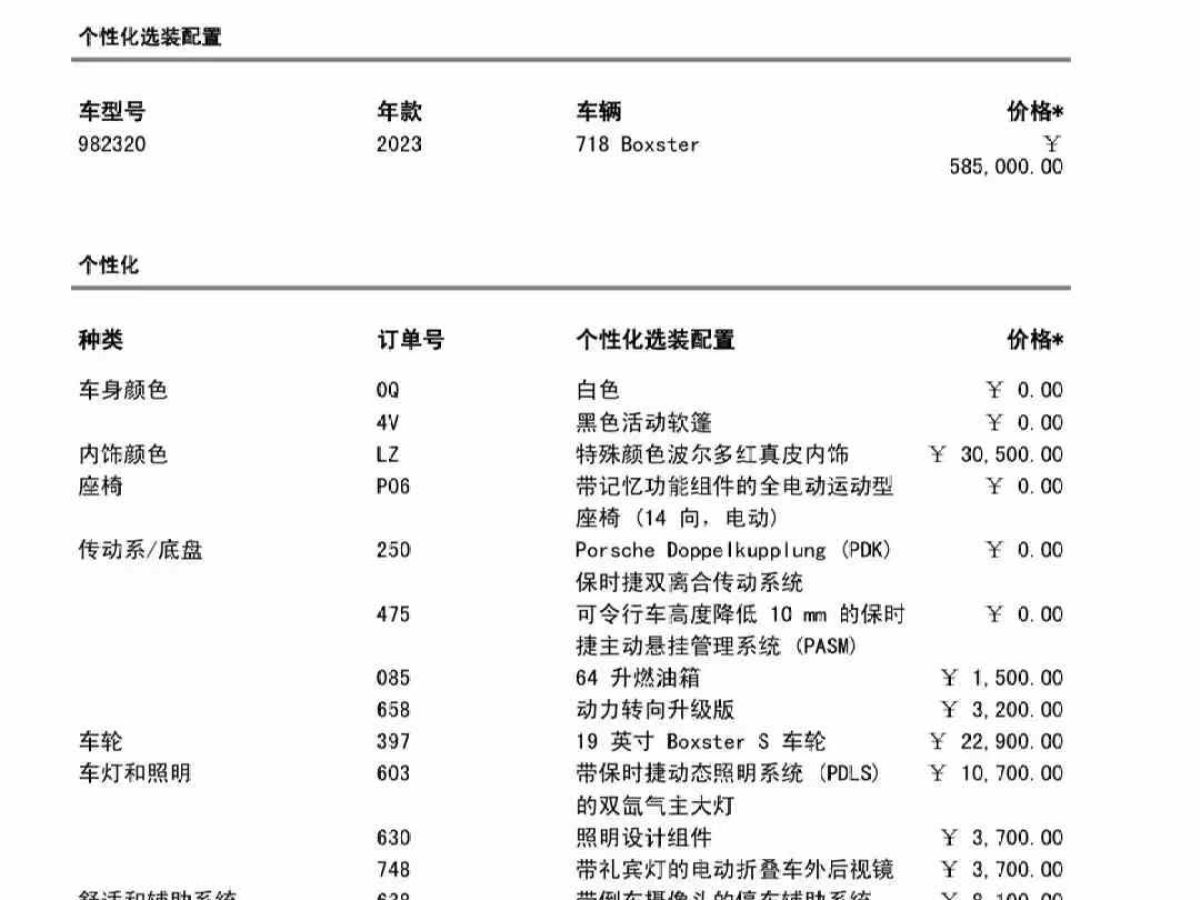 保時捷 718  2023款 Boxster Style Edition 2.0T圖片