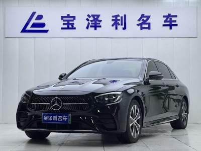 2023年4月 奔馳 奔馳E級新能源 改款 E 350 e L 插電式混合動力運動轎車圖片