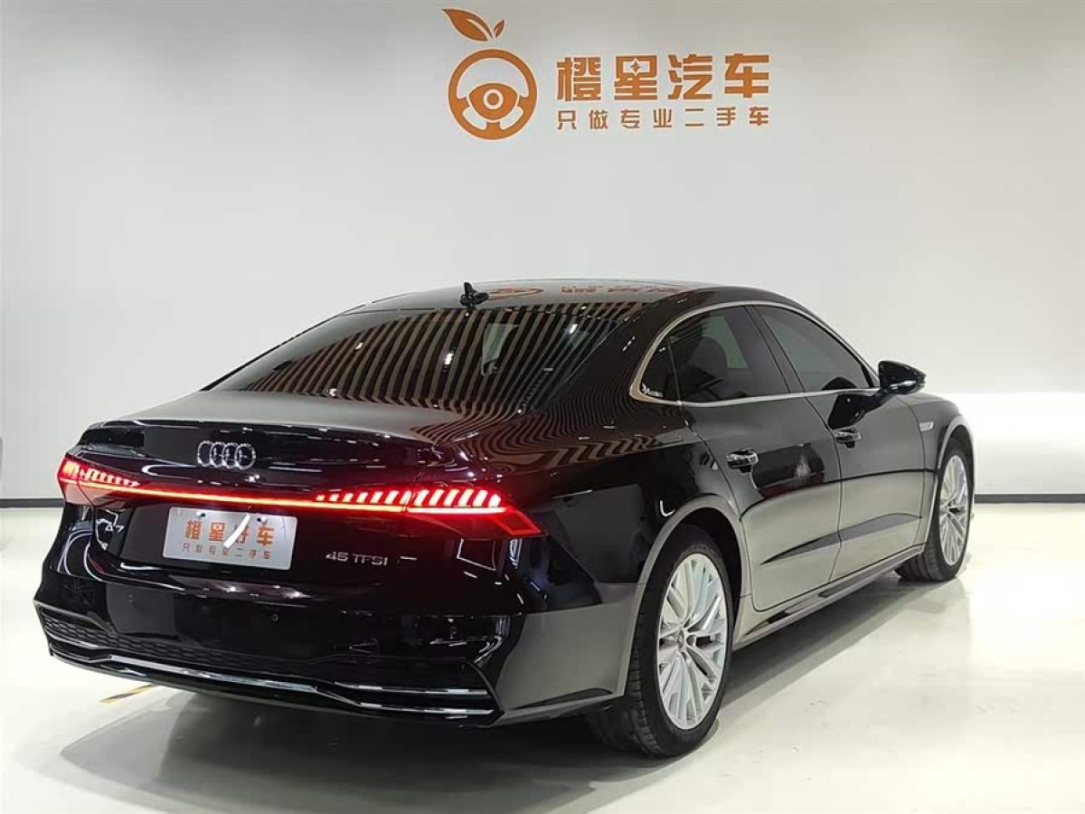 奧迪 奧迪A7L  2024款 45TFSI S-line 筑夢型 流晶套裝圖片