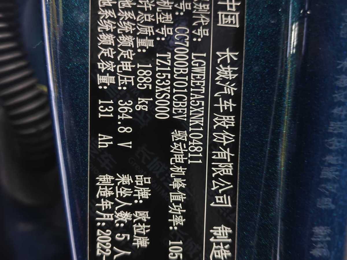 歐拉 歐拉好貓  2022款 400km標(biāo)準(zhǔn)續(xù)航 豪華型 磷酸鐵鋰圖片