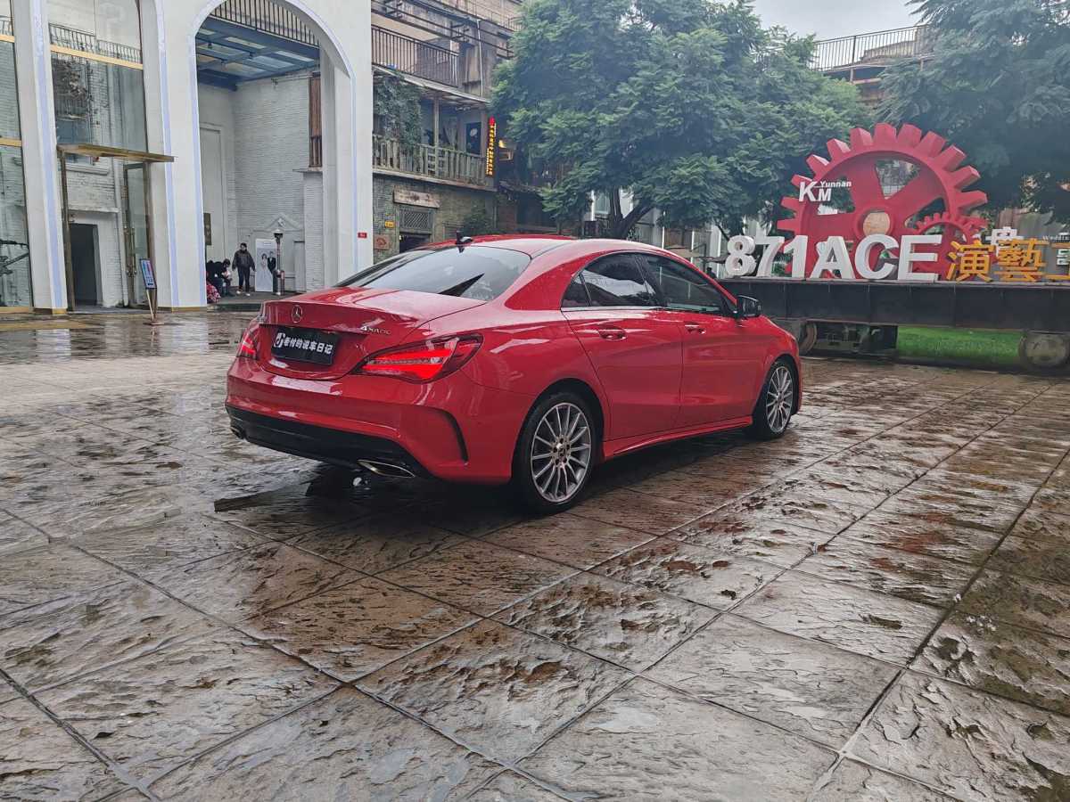 2018年7月奔馳 奔馳CLA級(jí)  2018款 CLA 220 4MATIC