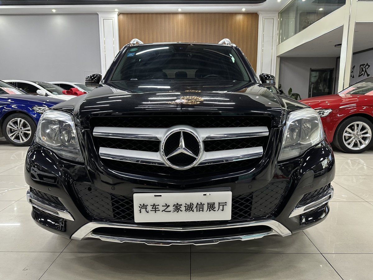 奔驰 奔驰glk级 2013款 glk 300 4matic 时尚型 黑色 手自一体对价格