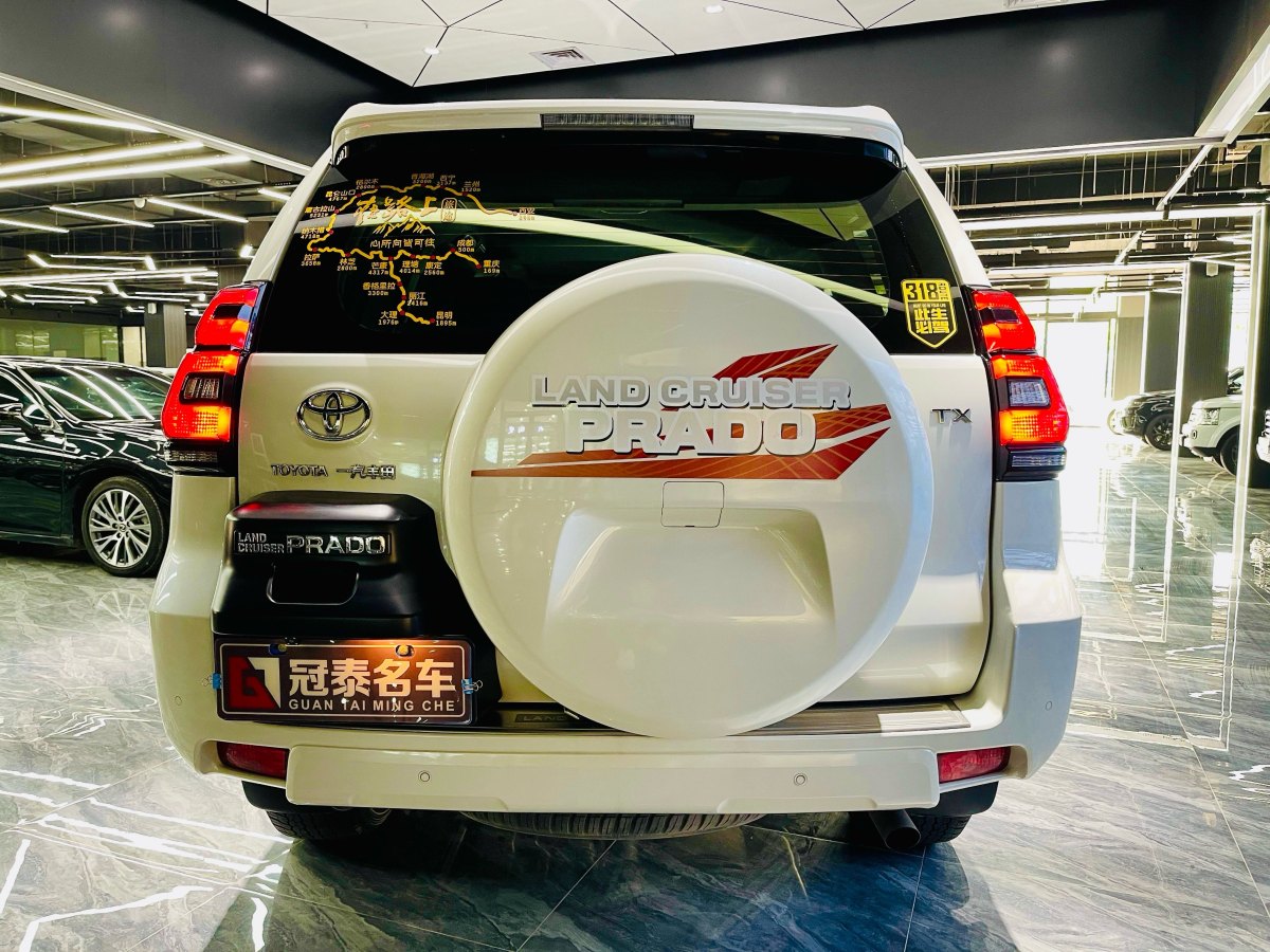 2018年5月丰田 普拉多  2018款 3.5L 自动TX-L后挂备胎