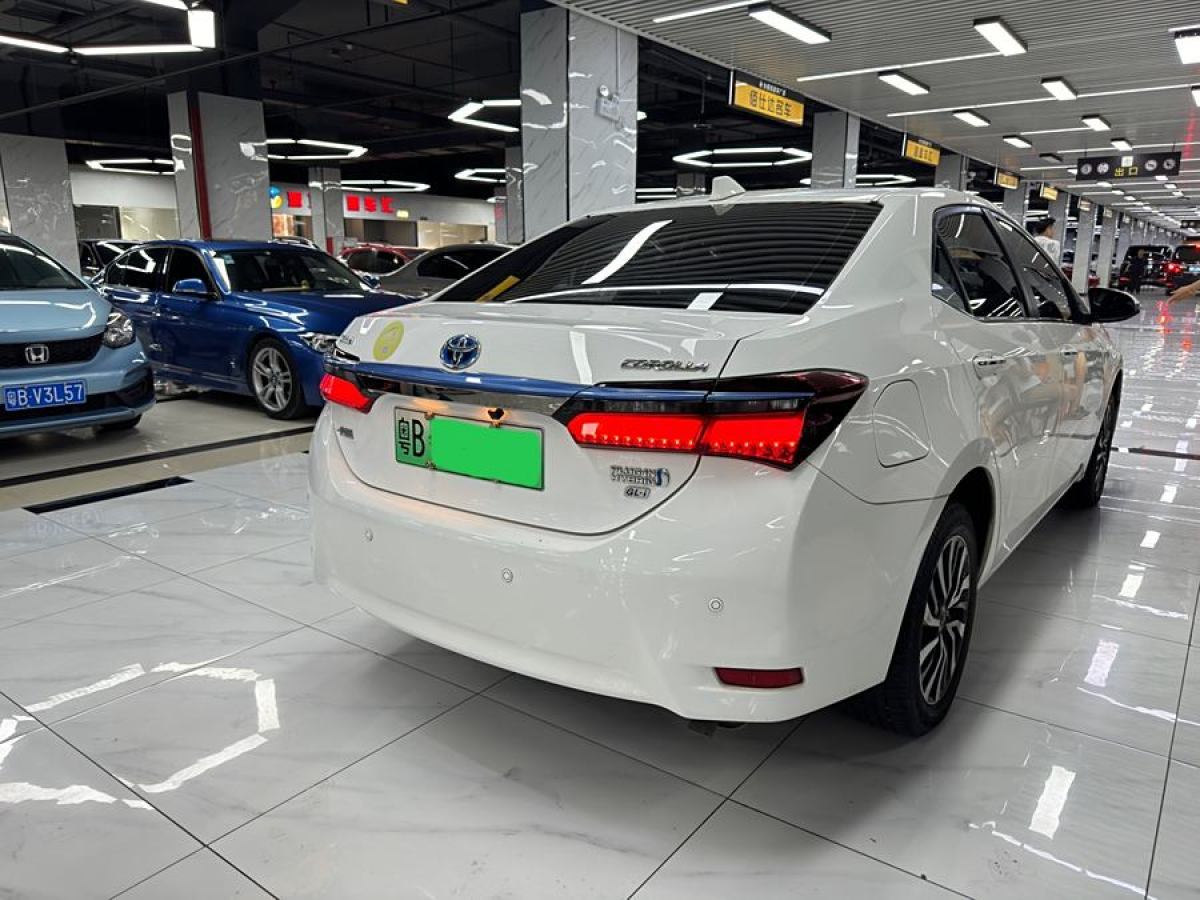 2019年8月豐田 卡羅拉  2017款 改款雙擎 1.8L E-CVT領(lǐng)先版