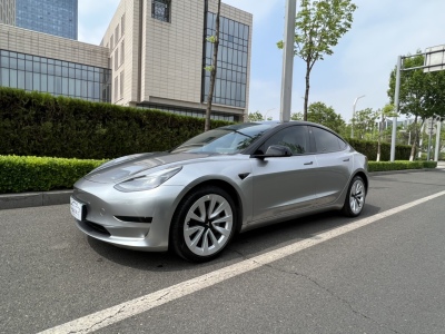 蘇州2022年3月特斯拉model32021款標準續航後驅版黑色自動檔