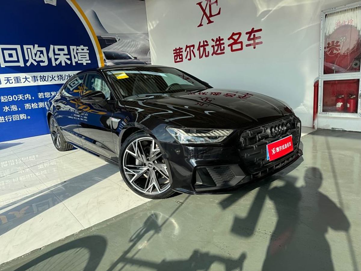 奧迪 奧迪A7L  2023款 45 TFSI quattro S-line 黑武士版圖片