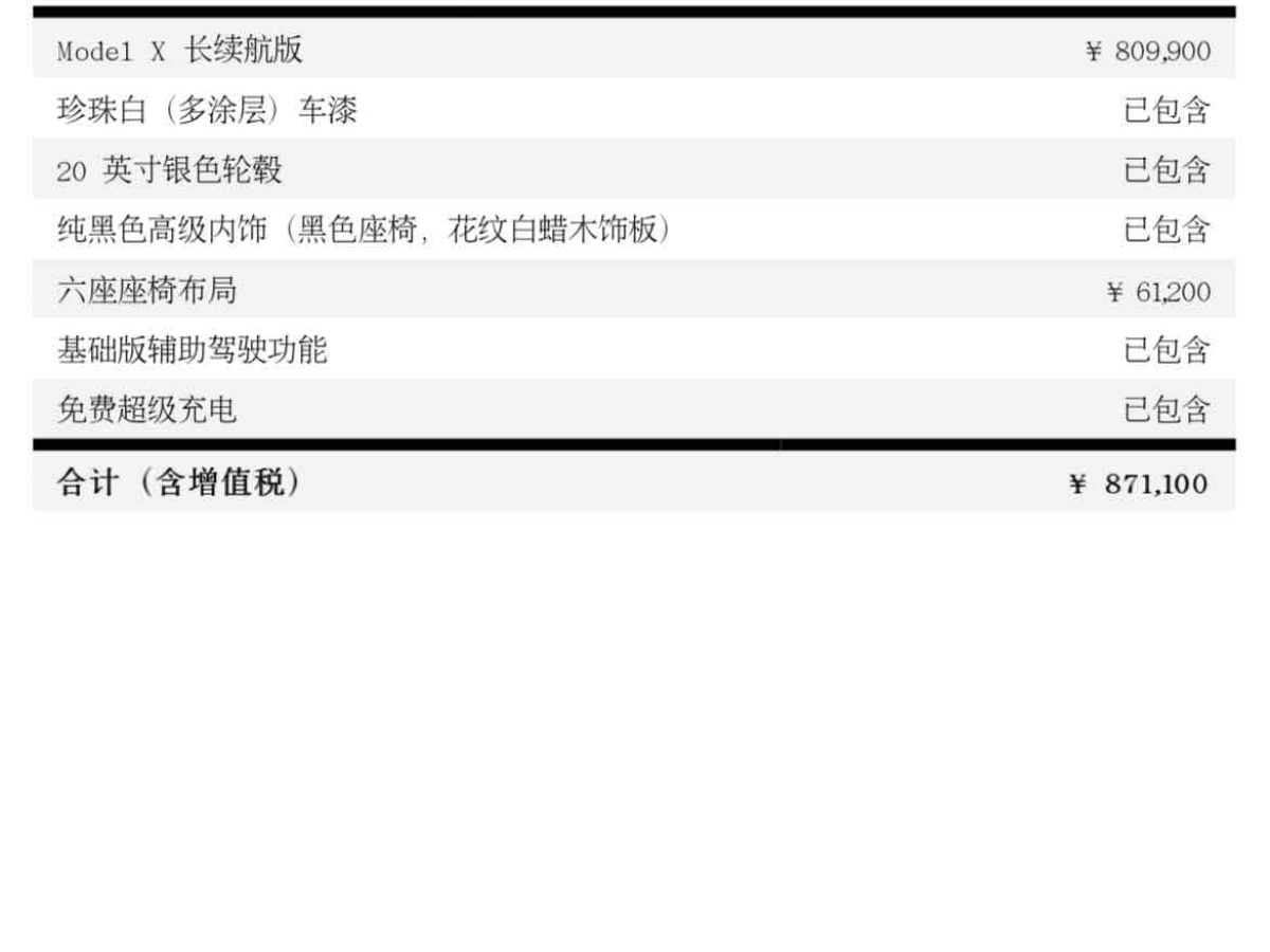 特斯拉 Model X  2019款 長續(xù)航版圖片