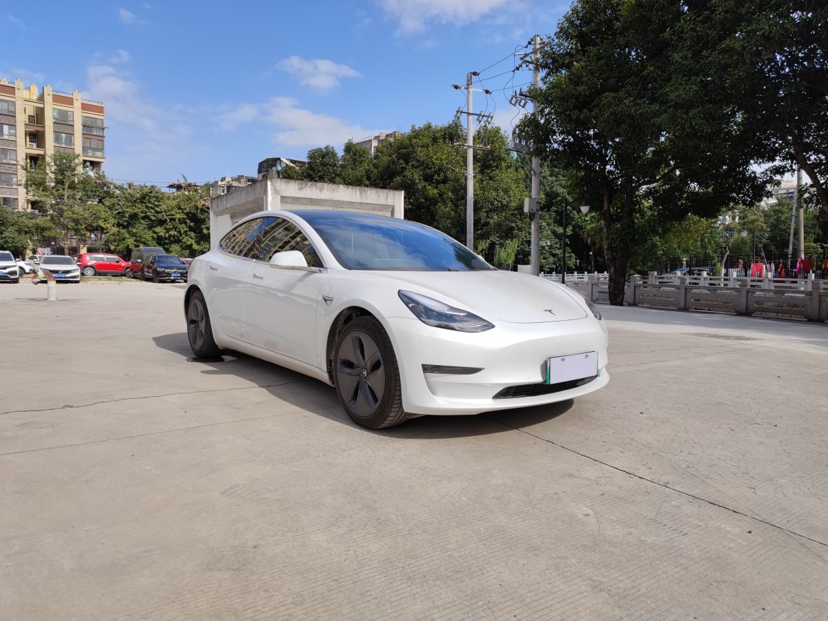 福州2020年7月特斯拉modely2020款改款長續航後輪驅動版白色手動擋