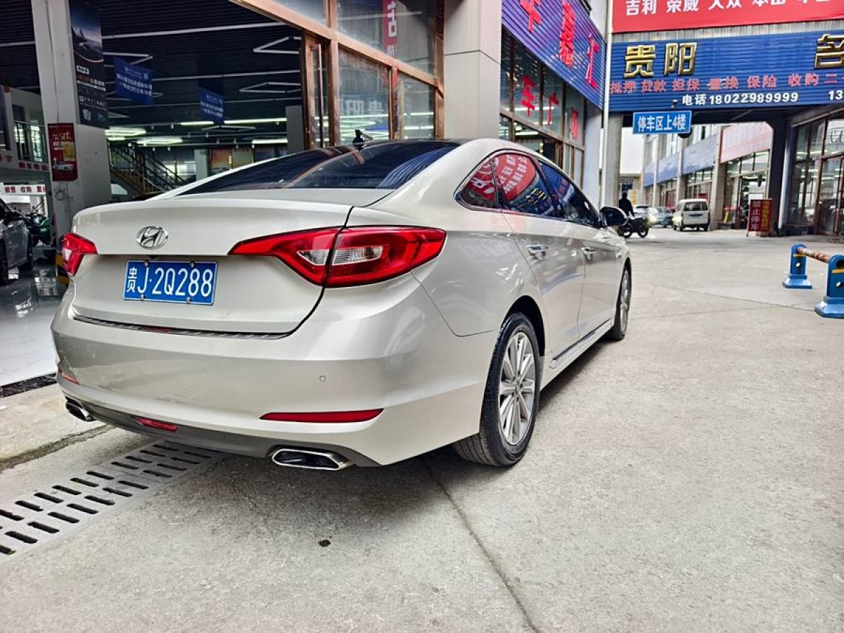 2016年3月現(xiàn)代 索納塔  2015款 1.6T GLS智能型