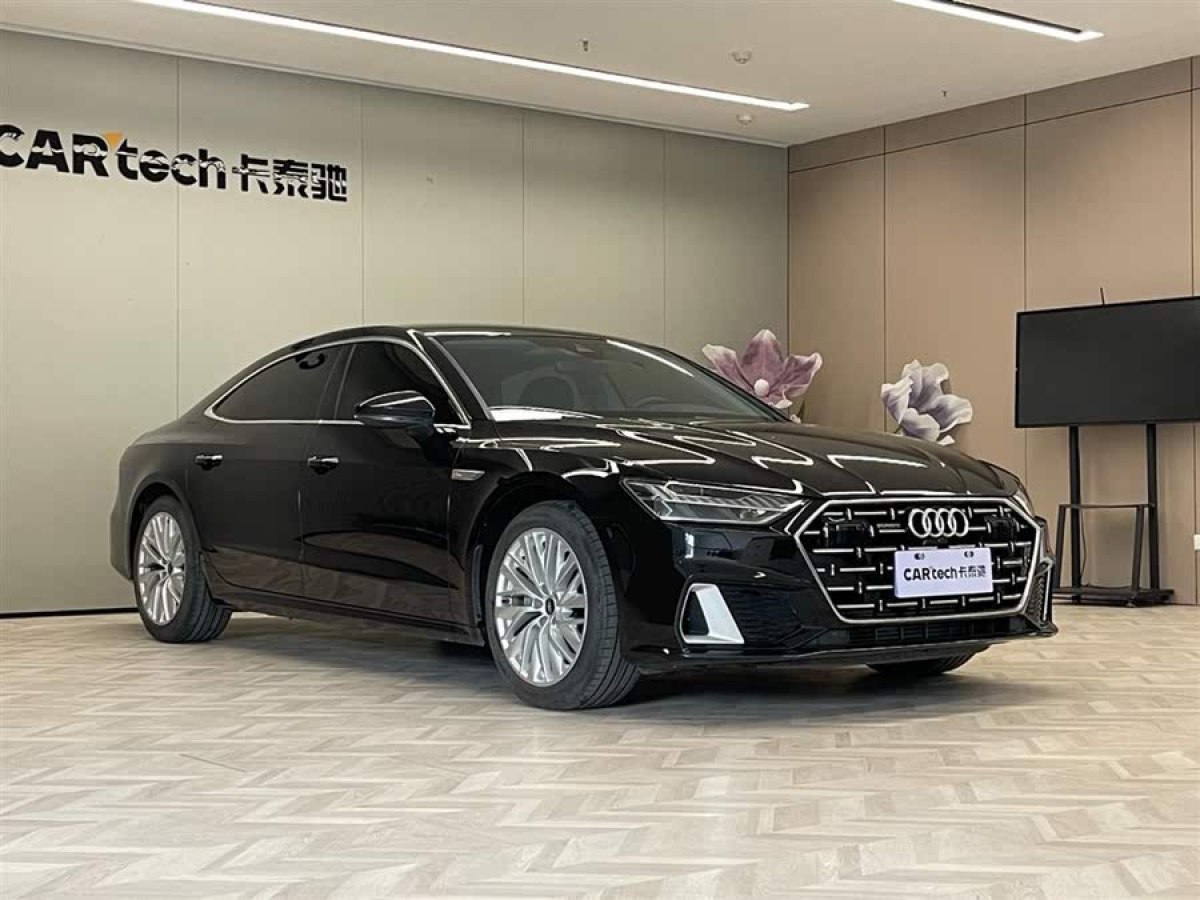 奧迪 奧迪A7L  2024款 45TFSI S-line 筑夢型 流晶套裝圖片