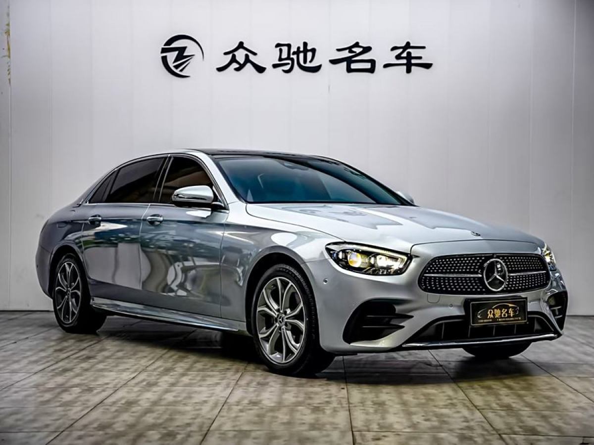 奔馳 奔馳E級(jí)  2021款 改款 E 300 L 尊貴型圖片