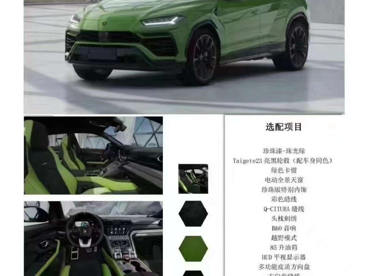 蘭博基尼 Urus  2021款 4.0T V8圖片