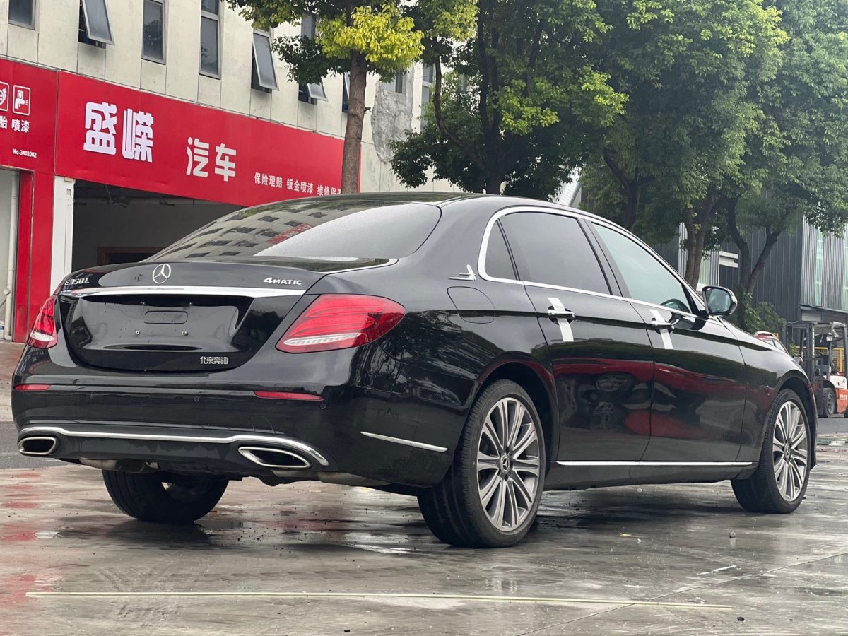 2019年6月奔馳 奔馳E級(jí)  2019款 E 350 L 4MATIC