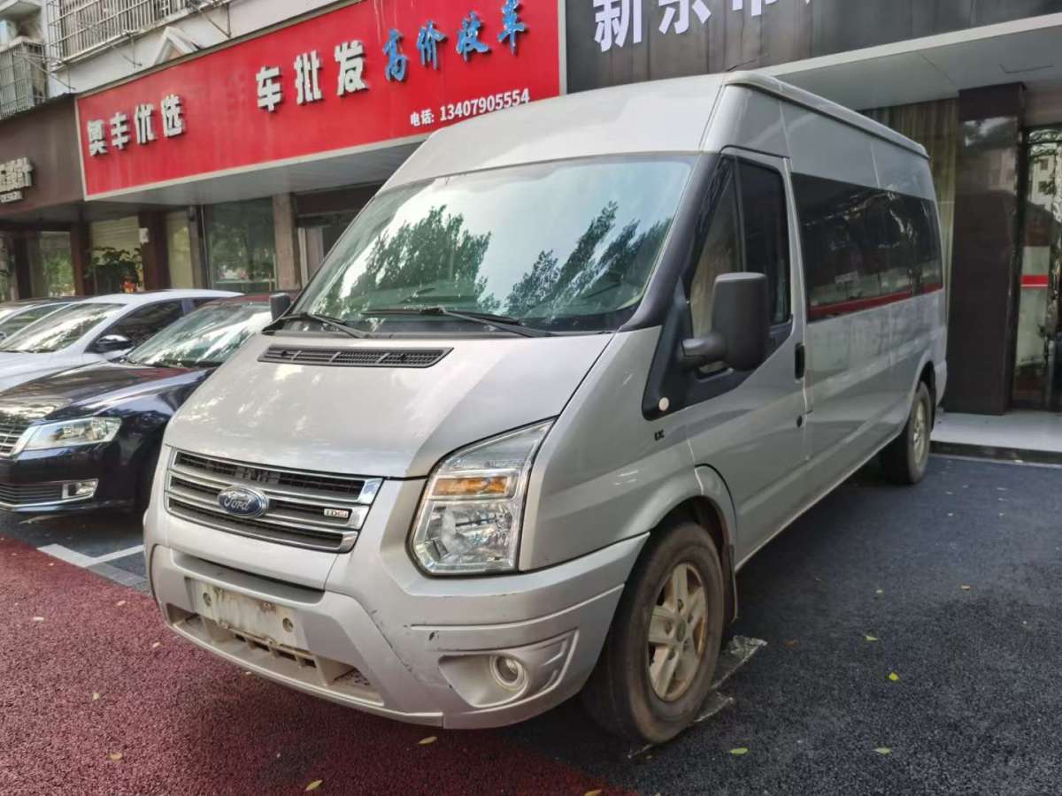 福特 新世代全順  2019款 2.2T豪華型長軸中頂15座國VI圖片