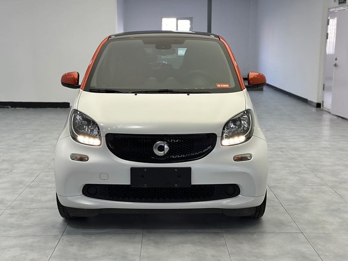 2017年6月smart fortwo  2015款 1.0L 52千瓦硬頂激情版