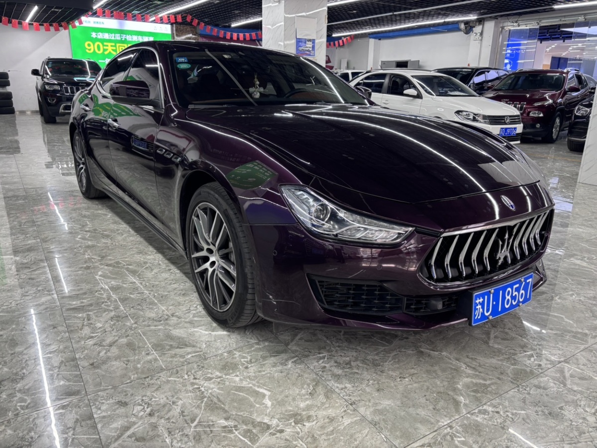 瑪莎拉蒂 Ghibli  2019款  3.0T 350Hp 標(biāo)準(zhǔn)版圖片